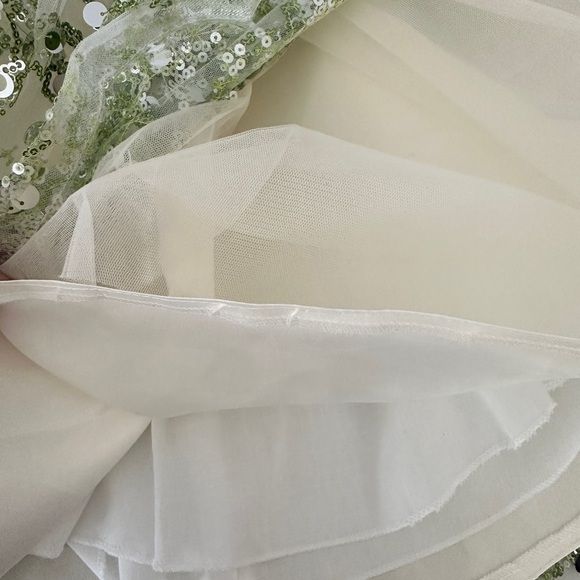 Wicked / Tiana / Elphaba-Inspired Green Sequin Dress — Size 6 - Picture 5 of 11